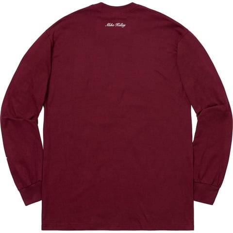 Supreme Mike Kelley/Supreme Ahh…Youth! L/S Tee - Burgundy