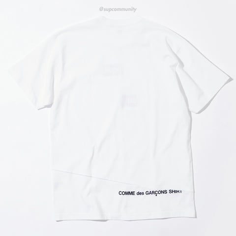 Supreme®/Comme des Garçons SHIRT® Split Box Logo Tee - Supreme