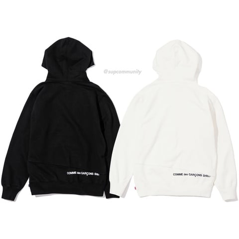Supreme®/Comme des Garçons SHIRT® Split Box Logo Hooded Sweatshirt