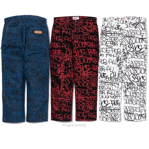 Supreme®/Comme des Garçons SHIRT® Canvas Painter Pant - Supreme