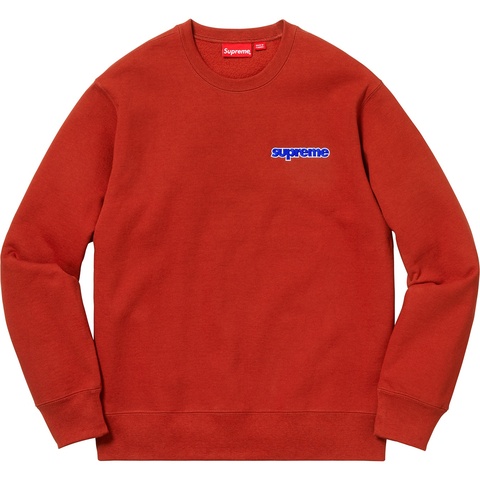 Supreme Connect Crewneck Sweatshirt - Rust
