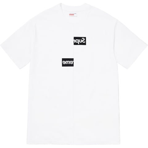 Supreme®/Comme des Garçons SHIRT® Split Box Logo Tee - Supreme