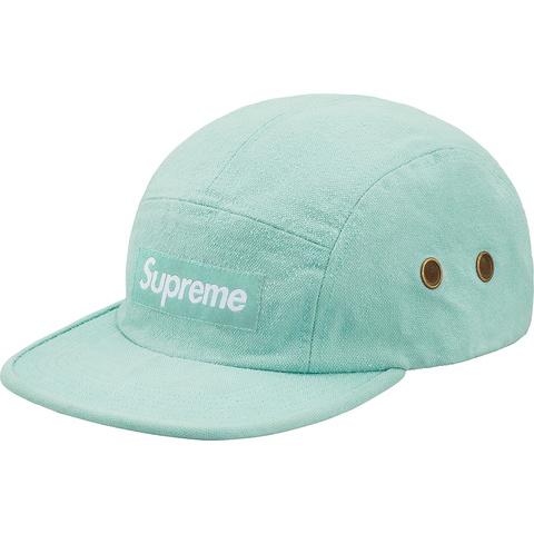 Supreme Napped Canvas Camp Cap - Dusty Teal