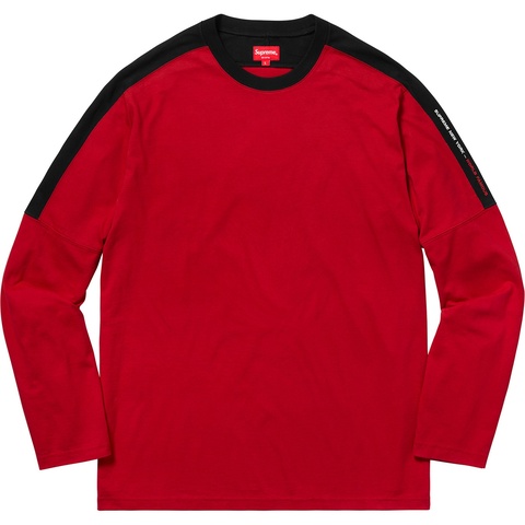 Supreme Paneled L/S Top - Red