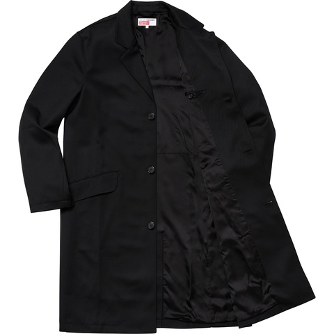 Supreme Supreme®/Comme des Garçons SHIRT® Wool Overcoat - Black
