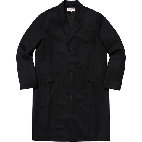 Supreme Supreme®/Comme des Garçons SHIRT® Wool Overcoat - Black