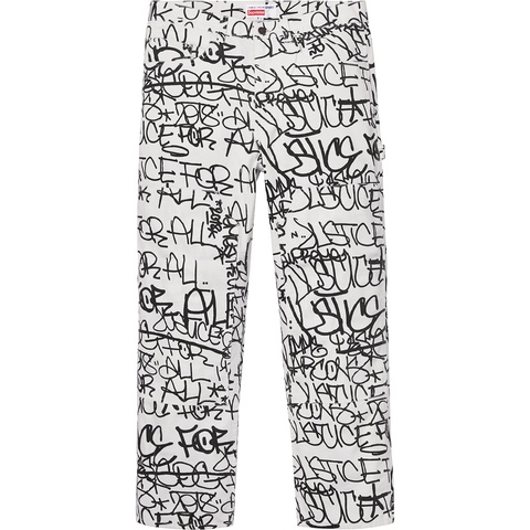 Supreme Supreme®/Comme des Garçons SHIRT® Canvas Painter Pant - White
