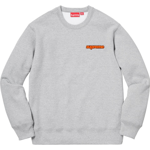 Supreme Connect Crewneck Sweatshirt - Heather Grey