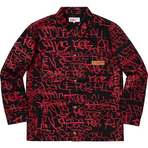 Supreme®/Comme des Garçons SHIRT® Printed Canvas Chore Coat - Supreme