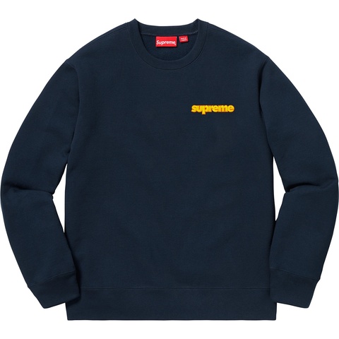 Supreme Connect Crewneck Sweatshirt - Navy