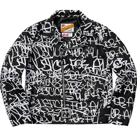Supreme®/Comme des Garçons SHIRT® Schott® Painted Perfecto Leather