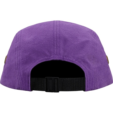 Supreme Napped Canvas Camp Cap - Purple