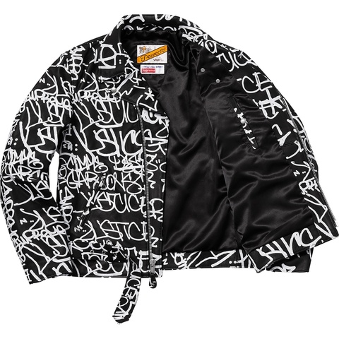 Supreme®/Comme des Garçons SHIRT® Schott® Painted Perfecto Leather