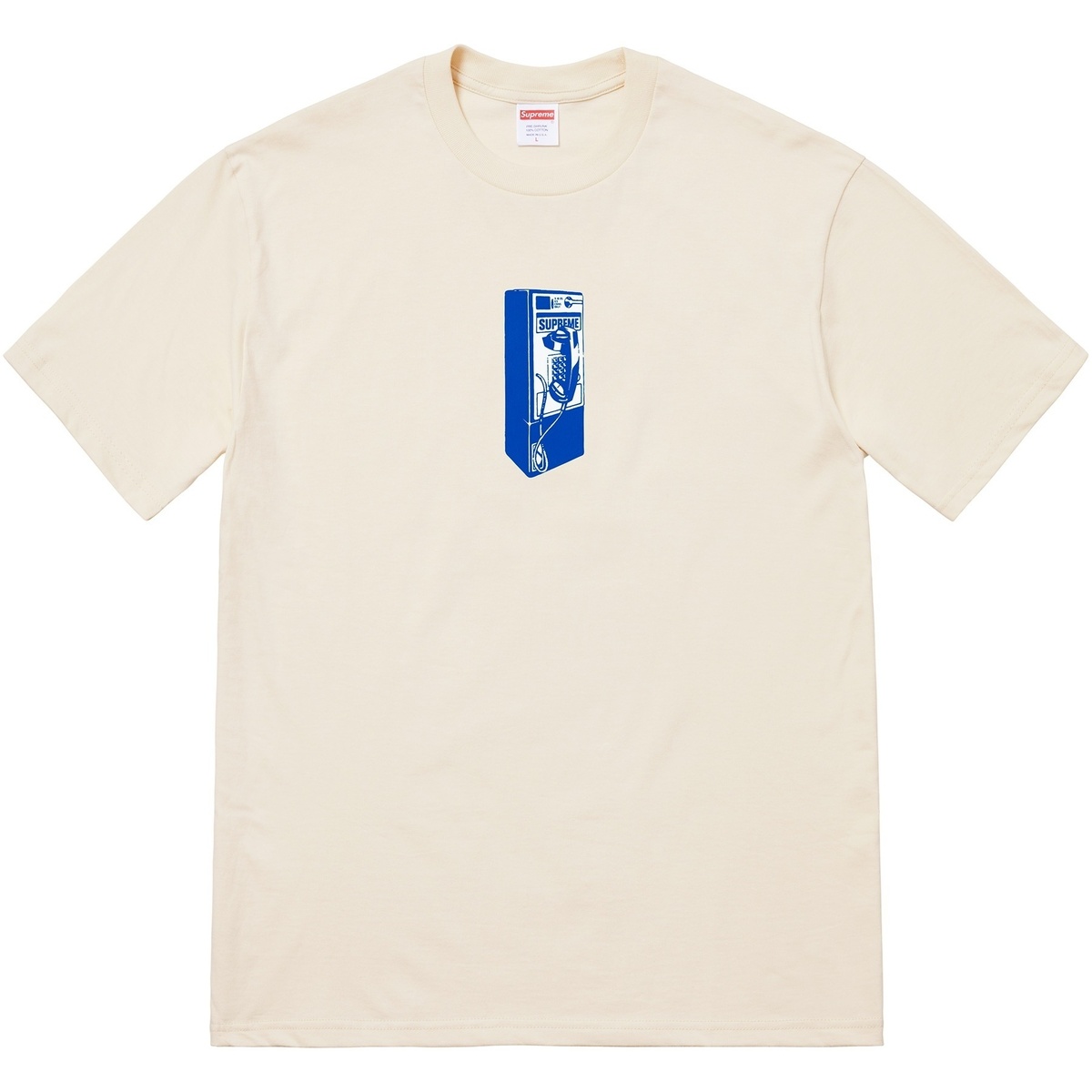 Supreme Payphone Tee (fall/winter 2018) - $36.00