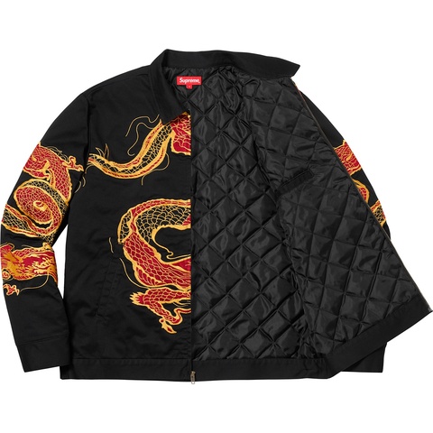 Supreme Dragon Work Jacket - Black