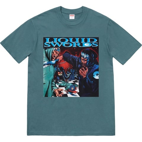 Supreme Liquid Swords Tee - Slate