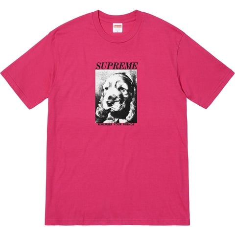 Supreme Remember Tee - Dark Pink