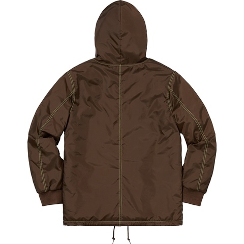 Sherpa Lined Nylon Zip Up Jacket - Supreme