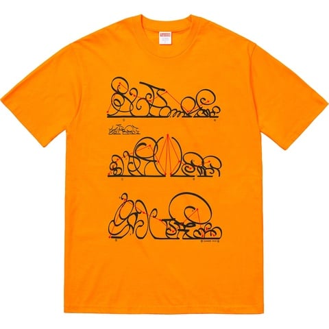 Supreme System Tee - Bright Orange