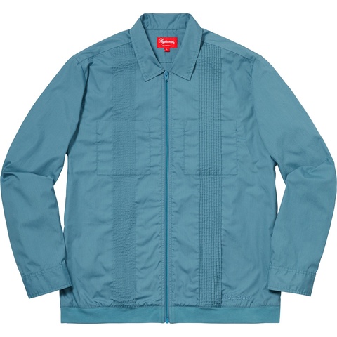 Supreme Pin Tuck Zip Up Shirt 長袖シャツ L Pin Tuck Zip Up Shirt - fall/winter 2018 - Supreme
