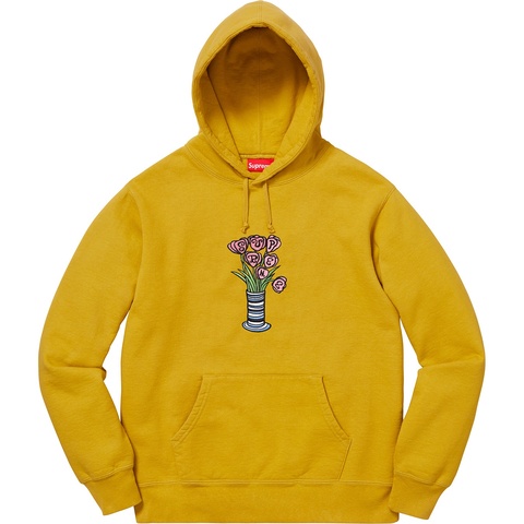 Supreme Flowers Hooded Sweatshirt S 即日発送 Supreme Flowers Hooded Sweatshirt Bright Royal メンズ - FW18 - JP
