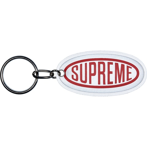 Supreme Reflective Keychain - Silver