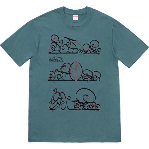 Supreme System Tee - Slate