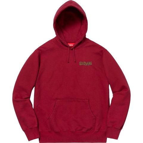 Supreme Portrait Hooded Sweatshirt - Cardinal