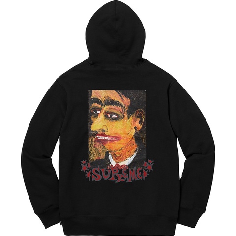 Supreme Portrait Hooded Sweatshirt - Black
