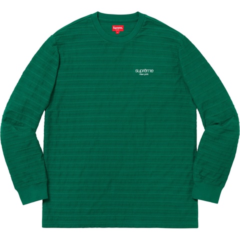 Supreme Rope Stripe L/S Top - Dark Green