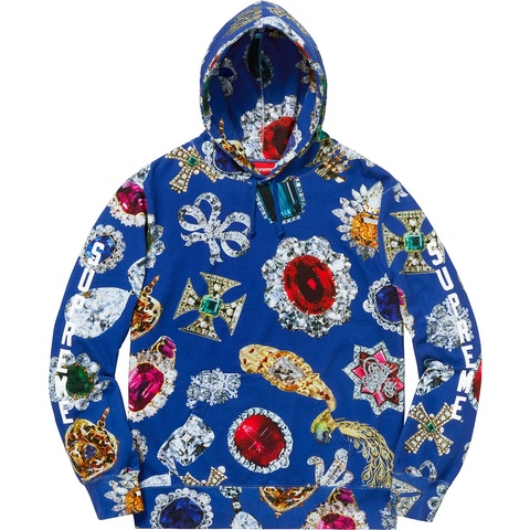 Supreme Jewels Hooded Sweatshirt - Royal