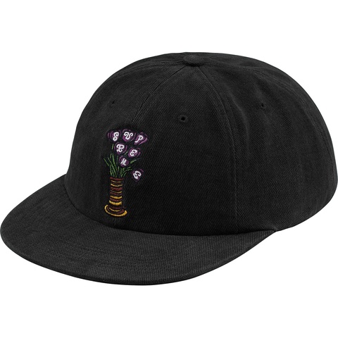 Supreme Flowers 6-Panel - Black