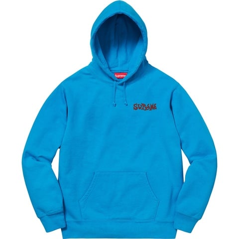 Supreme Portrait Hooded Sweatshirt - Bright Royal