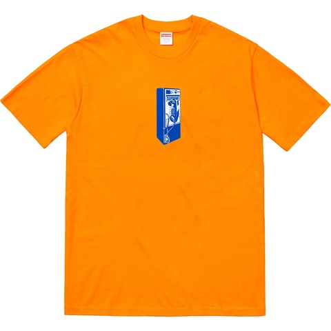 Supreme Payphone Tee - Bright Orange