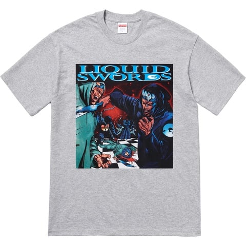 Supreme Liquid Swords Tee - Heather Grey