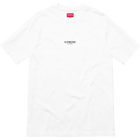 トップス Supreme First & Best Tee White M First & Best Tee - fall/winter 2018 - Supreme