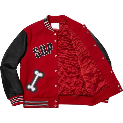 Bone Varsity Jacket - fall/winter 2018 - SupremeCommunity Bone Varsity Jacket - fall/winter 2018 - SupremeCommunity