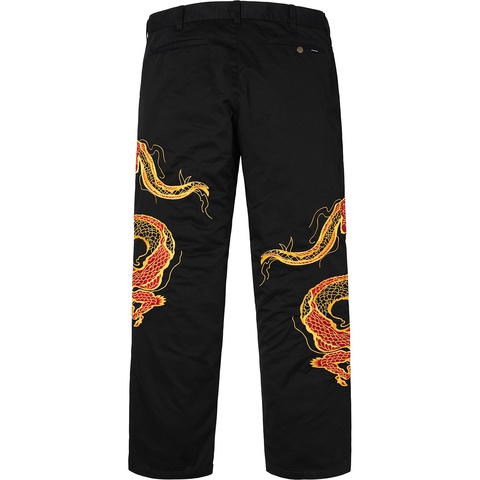 Supreme Dragon Work Pant - Black