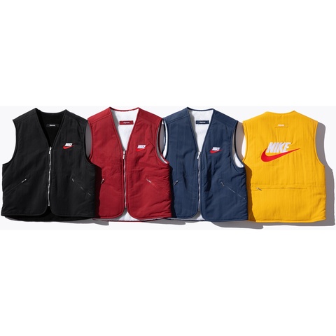 Supreme®/Nike® Reversible Nylon Sherpa Vest - Supreme
