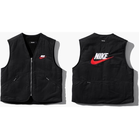 Supreme®/Nike® Reversible Nylon Sherpa Vest - Supreme