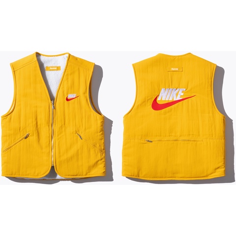 Supreme®/Nike® Reversible Nylon Sherpa Vest - Supreme