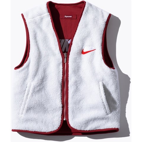 Supreme Supreme®/Nike® Reversible Nylon Sherpa Vest - Colorway