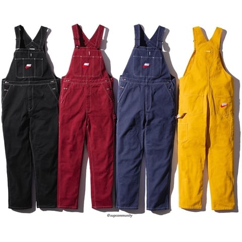 Supreme®/Nike® Cotton Twill Overalls - Supreme