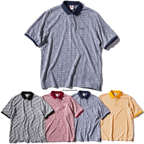 Supreme × NIKE Jacquard Polo 18AW Supreme®/Nike® Jacquard Polo - fall/winter 2018 - Supreme