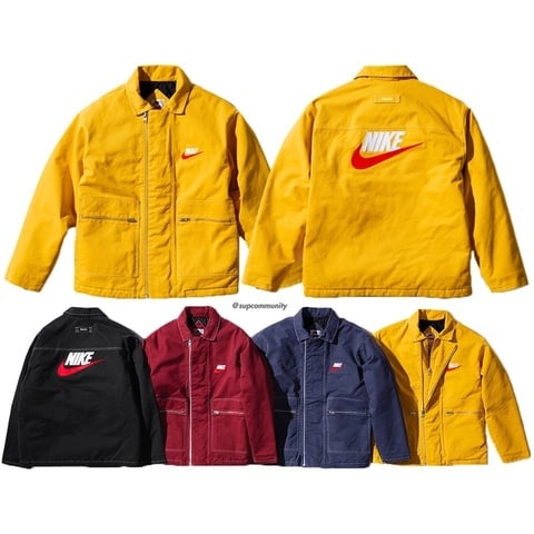 Supreme®/Nike® Double Zip Quilted Work Jacket - Supreme