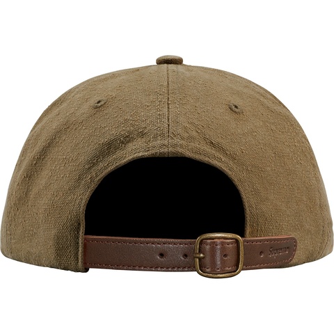 Supreme Napped Canvas Classic Logo 6-Panel - Olive