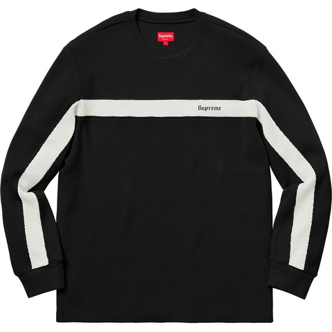 Panel Stripe Waffle Thermal - fall/winter 2018 - Supreme