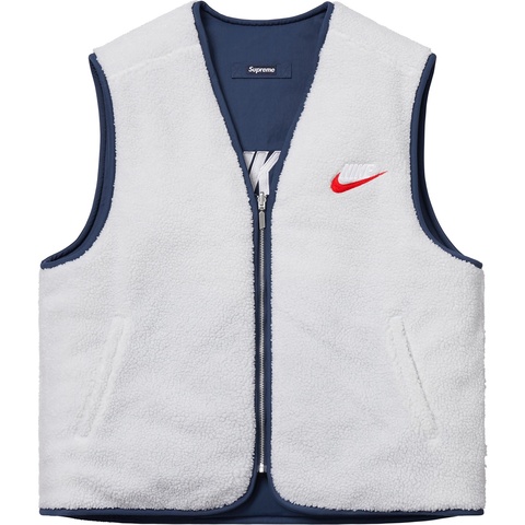 トップス Supreme / Nike Reversible Vest Supreme®/Nike® Reversible Nylon Sherpa Vest - Supreme