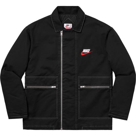 Supreme®/Nike® Double Zip Quilted Work Jacket - Supreme