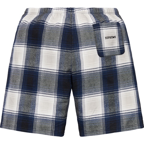 Supreme Supreme®/Nike® Plaid Sweatshort - Navy